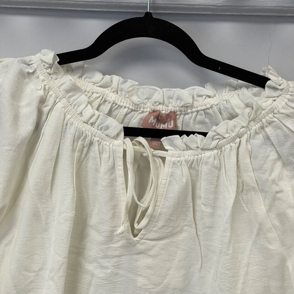 Show Me Your MuMu White Margo Tunic Top - Medium or XXL - NWT - Picture 4 of 8